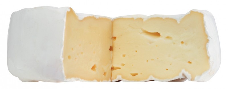 Candidum, keju lembut yang diperbuat daripada susu lembu mentah dengan acuan putih, Eggemairhof Steiner, EGGEMOA - lebih kurang 250 g - kg