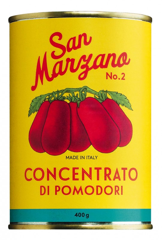 Pasta de tomate de tomate San Marzano, Concentrato di pomodoro San Marzano Vintage, Il pomodoro piu buono - 400g - pode