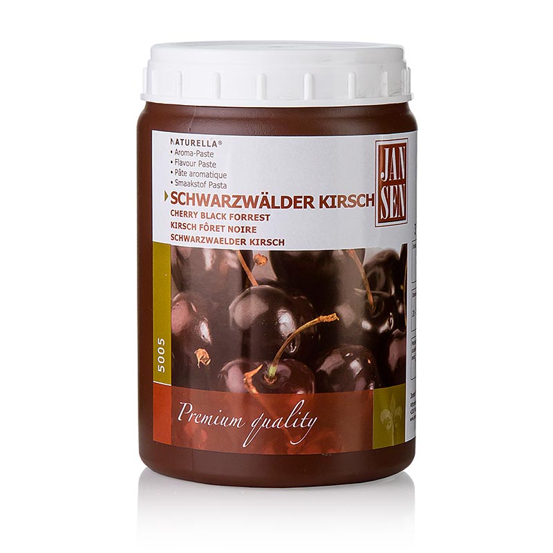 Aromapaste Kirsche (Schwarzwälder), Jansen - 1 kg - Pe-dose Aromapaste Kirsche (Schwarzwälder), Jansen - 1 kg - Pe-dose