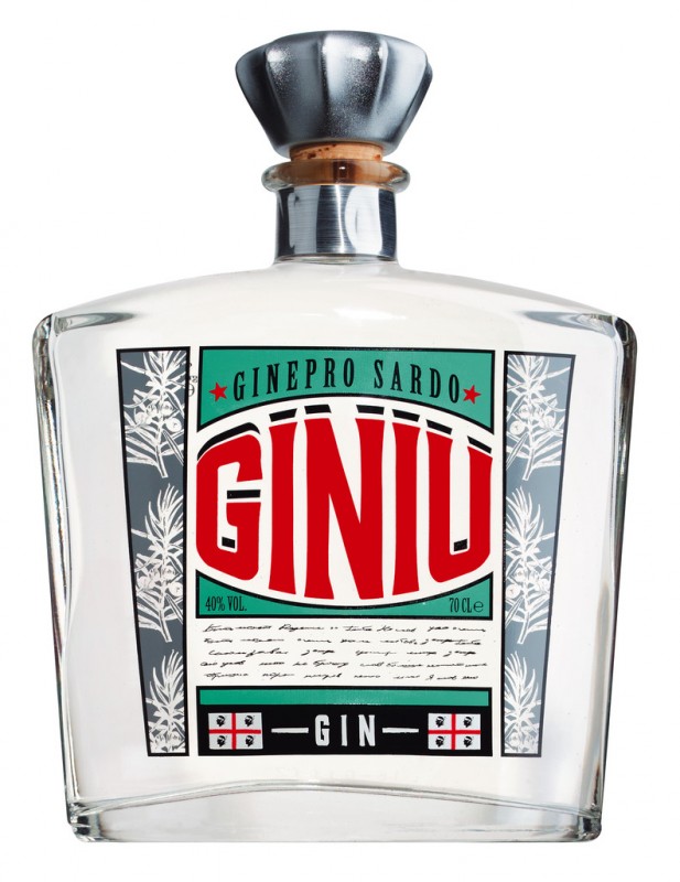 Giniu, Gin, Silvio Carta - 0,7 l - Ampolla