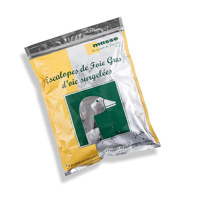 Foie gras, llesques, aprox. 40-60 g cadascuna, Europa de l`Est, massa - 1 kg, 20 peces aprox - bossa