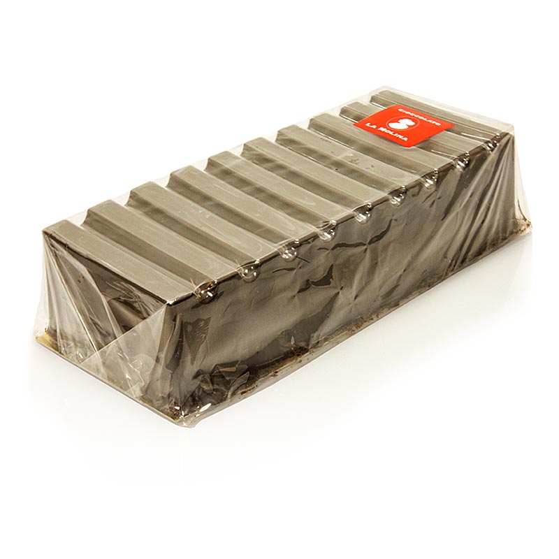 Turron de Gianduja de chocolate negro, La Molina - 1 kg - frustrar