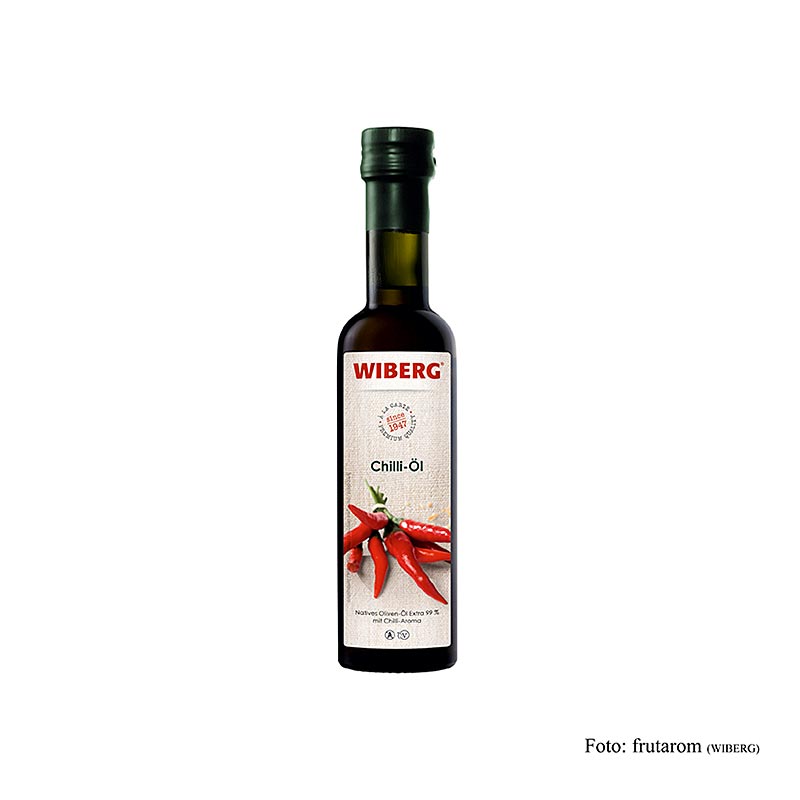 Wiberg chilioljy, ekstra-neitsytoliivioljy 99 % chili-aromi - 250 ml - Pullo