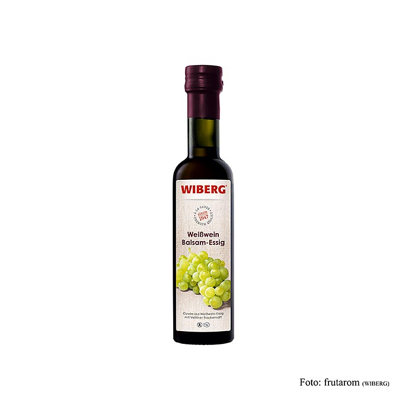 Vinagre balsamico de vinho branco Wiberg, 6% de acido - 250ml - Garrafa