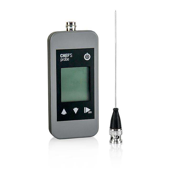 Termometro de sonda do Chef com display digital, sonda de penetracao 1,5 mm - 1 pedaco - Cartao