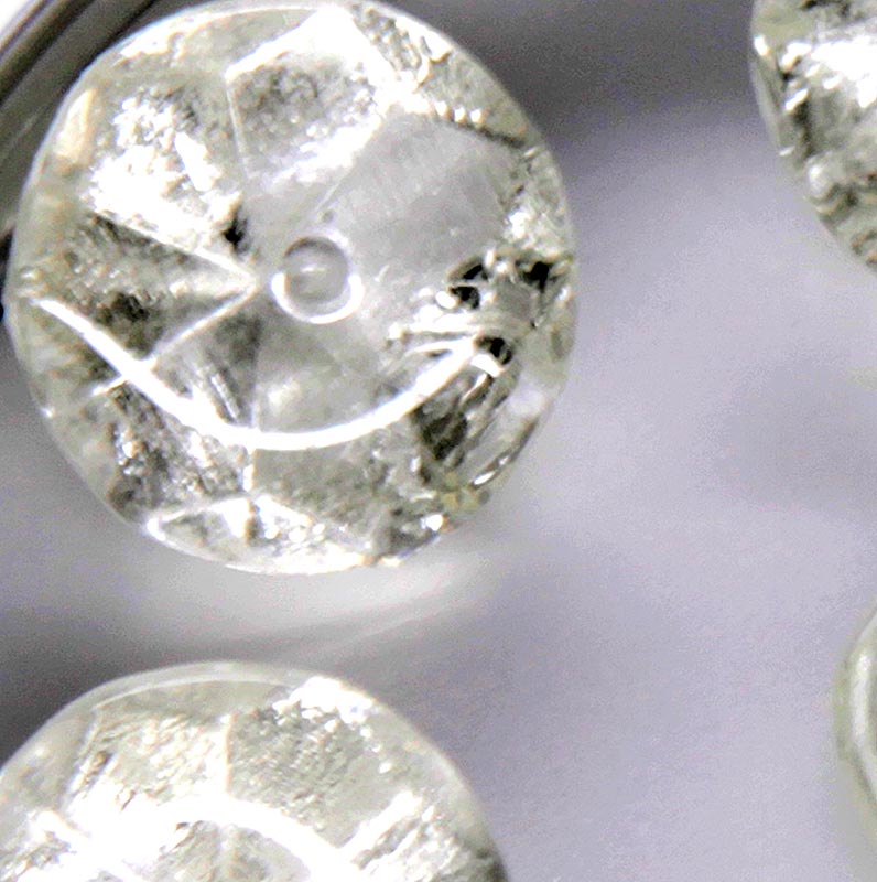 Isomalt Diamanten für Deko, Ø 25mm - 150 g, 30 St - Pe-dose