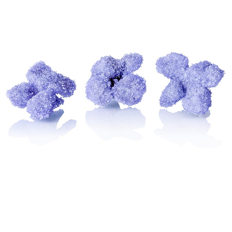 Echte Veilchen-Blüten, violett, ganz kandiert, Ø ca. 3cm, essbar, Flor & Flor - 48 g, 24 St - Karton Echte Veilchen-Blüten, violett, ganz kandiert, Ø ca. 3cm, essbar, Flor & Flor - 48 g, 24 St - Karton