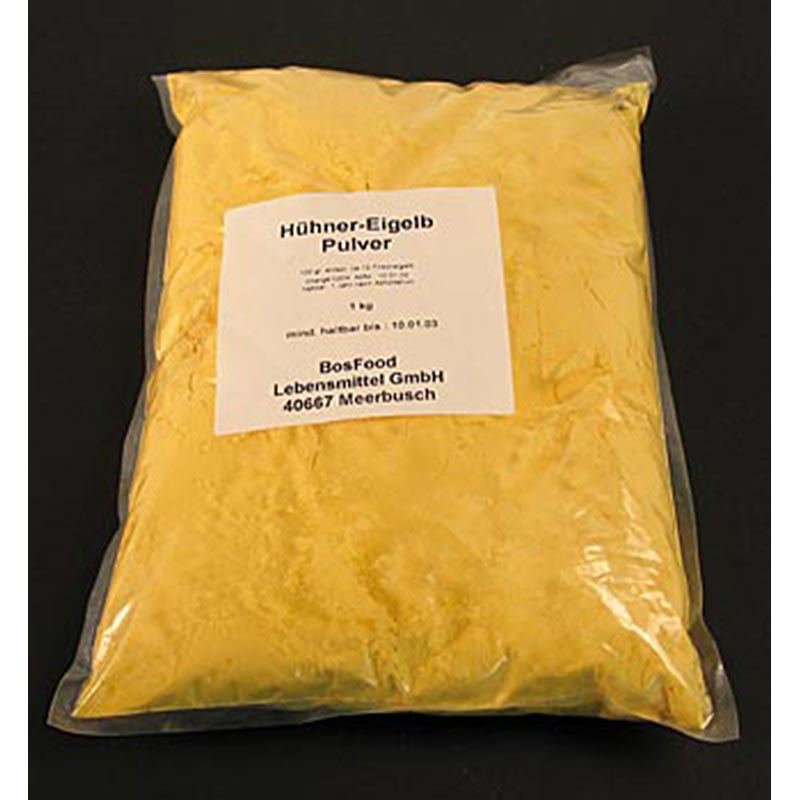 Trockeneigelbpulver - Hühnereigelb - 1 kg - Beutel Trockeneigelbpulver - Hühnereigelb - 1 kg - Beutel