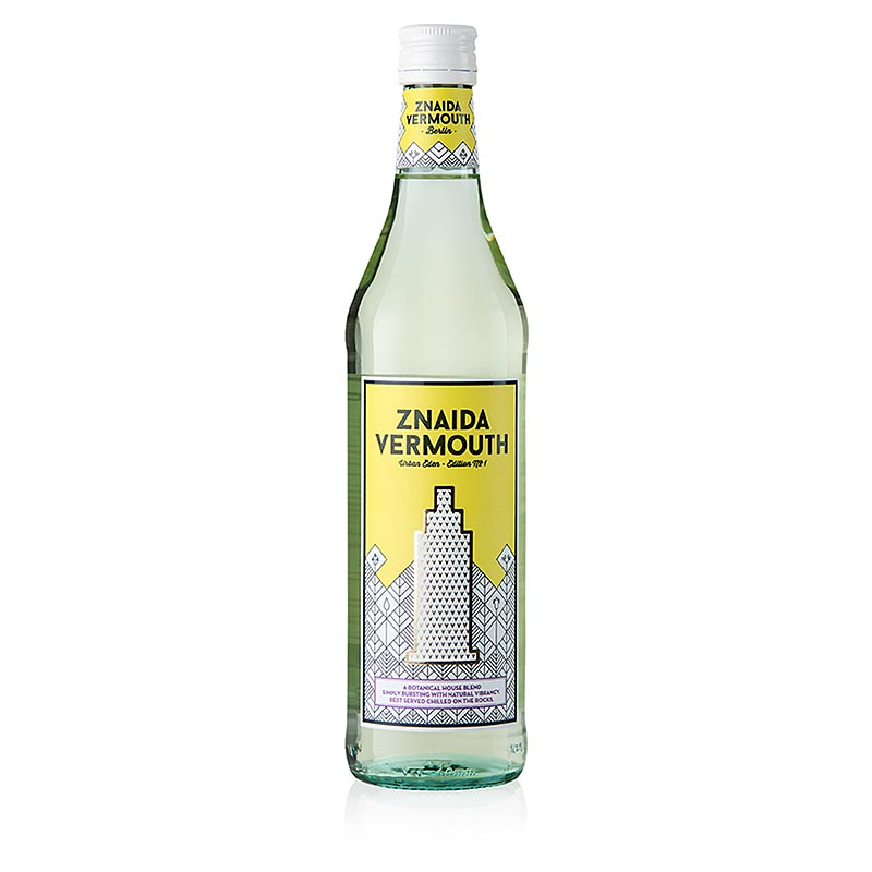Znaida Bianco Urban Eden, painos nro 1, Vermouth, 18 tilavuusprosenttia, Italia - 750 ml - Pullo