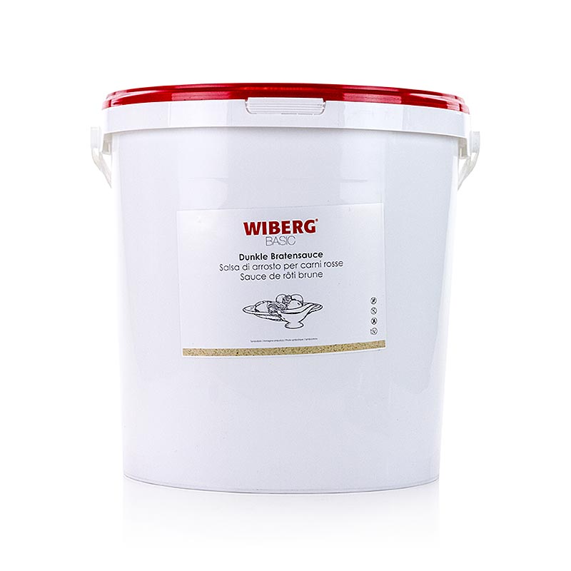 Miscela di ingredienti per sugo scuro Wiberg - 10 kg - Secchio Pe