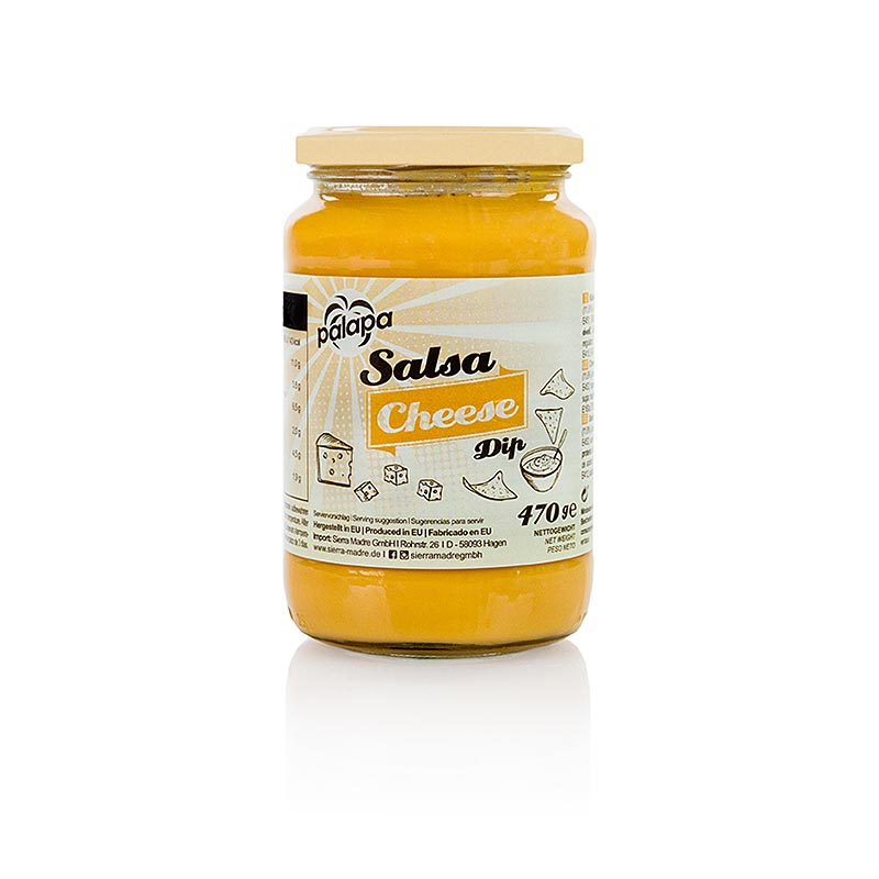 Ostesalsa, ostesaus, palapa - 470 g - Glass