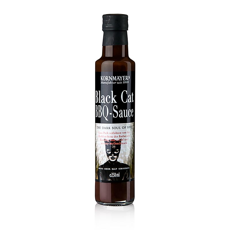 Kornmayer - Black Cat BBQ Grill Sauce - 250 ml - Ampolla