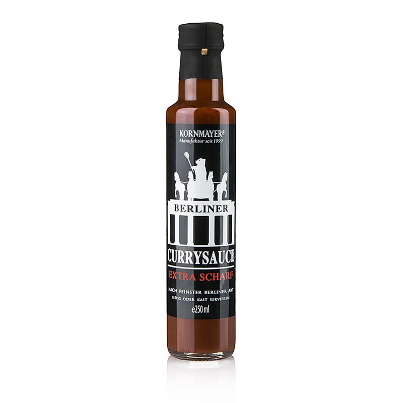 Kornmayer - Salsa de curry berlines, extra picante - 250ml - Botella
