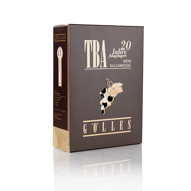 Aceto balsamico Golles Trockenbeerenauslese, 6% di acidita, invecchiato in botti di rovere - 100 ml - Bottiglia