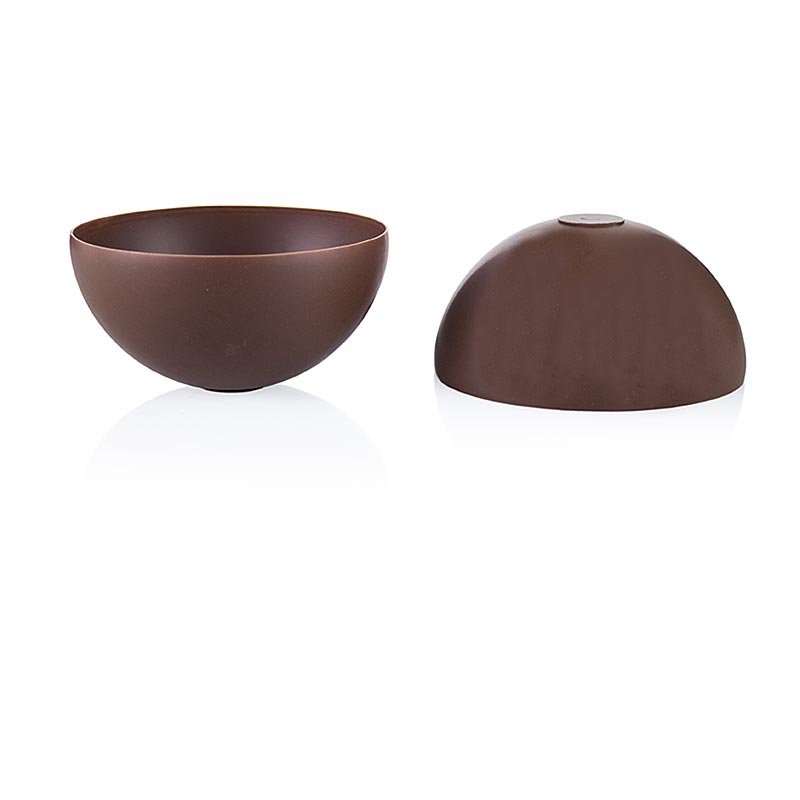Molde de chocolate - hemisferio, chocolate con leche, 70 mm, Cluizel - 375g, 30 piezas - Cartulina