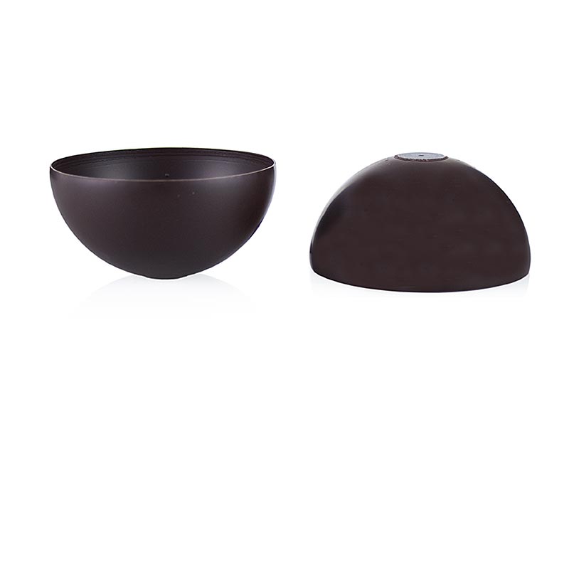 Molde de chocolate - hemisferio, escuro, 70 mm, Cluizel - 375g, 30 pecas - Cartao