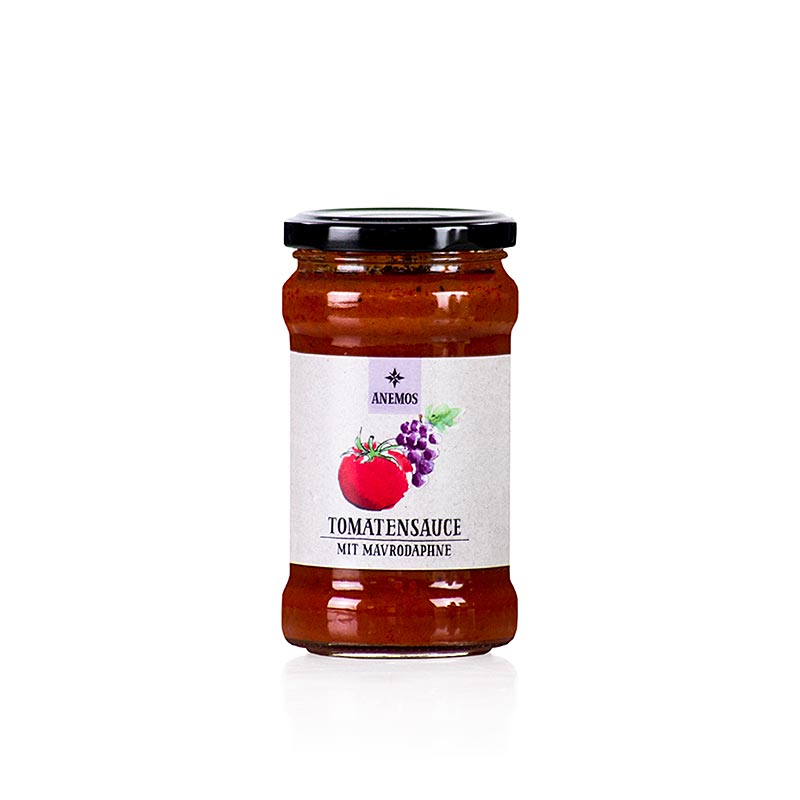 ANEMOS sugo per pasta al pomodoro e mavrodafne - 280 g - Bicchiere