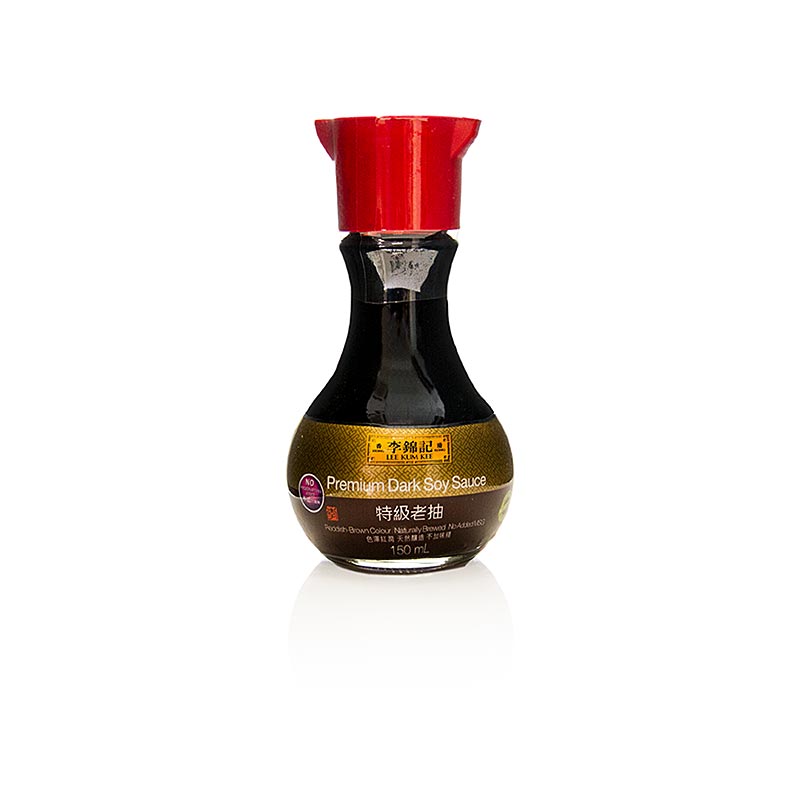 Soyasaus - Premium, Dark, Lee Kum Kee - 150 ml - Flaske