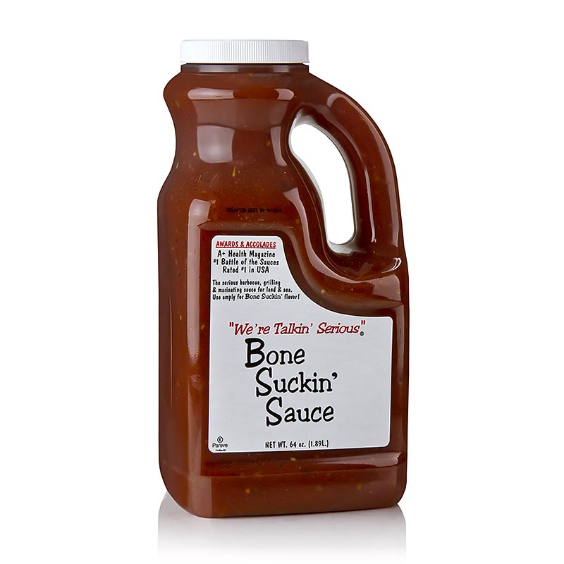 Bone Suckin Sauce Regular, BBQ Sauce, Fords Food - 1,89 l - Kanister Bone Suckin Sauce Regular, BBQ Sauce, Fords Food - 1,89 l - Kanister