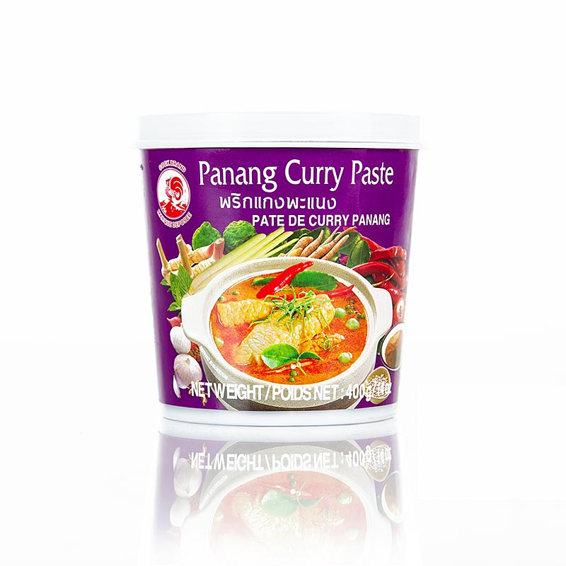 Pasta di curry Panang, marca di gallo - 400 g - Guscio in PE