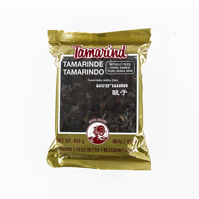 Tamarindo em blocos, sem sementes - 454g - bolsa