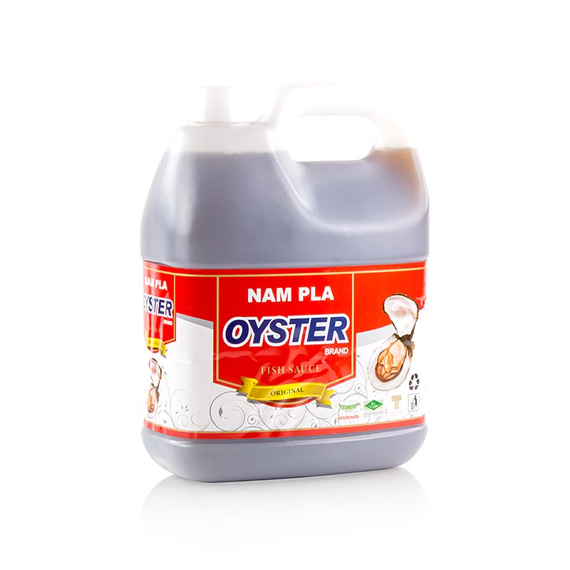 Salsa de pescado, ligera, Oyster Brand - 4.5L - frasco