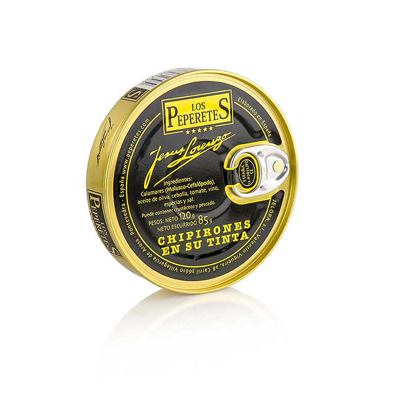 Calamares en su tinta - Chipirones en su tinta, Los Peperetes - 120g - poder Calamares en su tinta - Chipirones en su tinta, Los Peperetes - 120g - poder