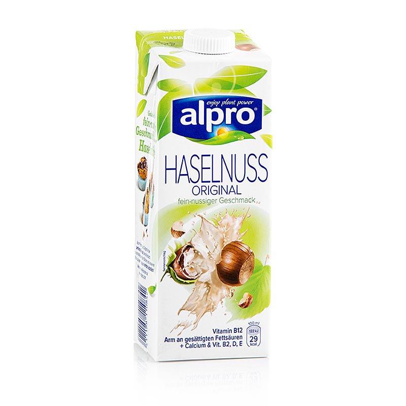 Latte di nocciola (bevanda alla nocciola), alpro - 1 litro - Confezione tetra