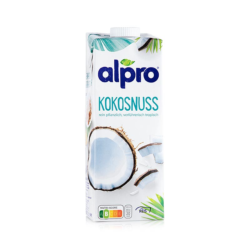 Bebida de coco, alpro - 1 litro - paquete tetra