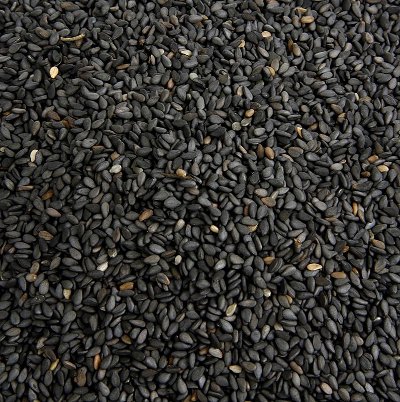 Sesam-Samen, ungeschält, schwarz - 1 kg - Beutel Sesam-Samen, ungeschält, schwarz - 1 kg - Beutel