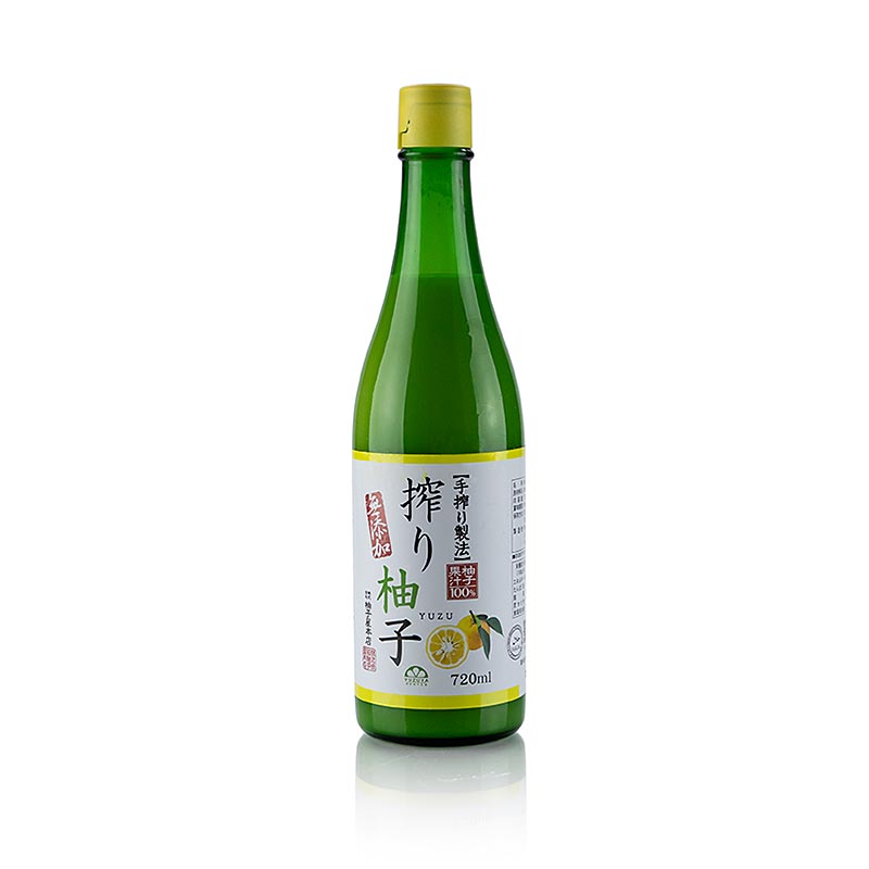 Yuzu juice, fersk, 100% Yuzu, Japan - 720 ml - Flaske