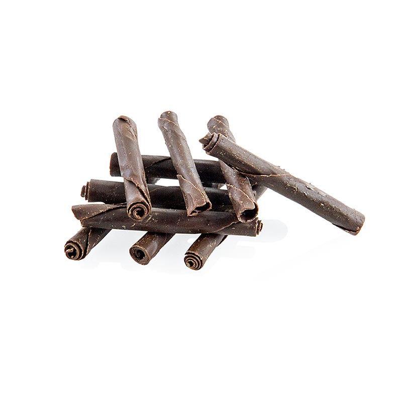 Charutos de Chocolate - Mini Panatella, escuro, 4,5 cm - 500g, 310 pecas - Cartao