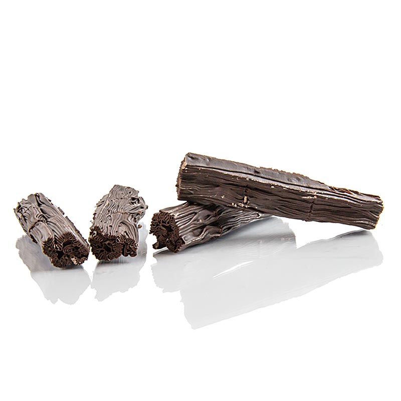 Ulm barksjokolade, moerk 50%, ca 7,5 cm - 2,5 kg - bag