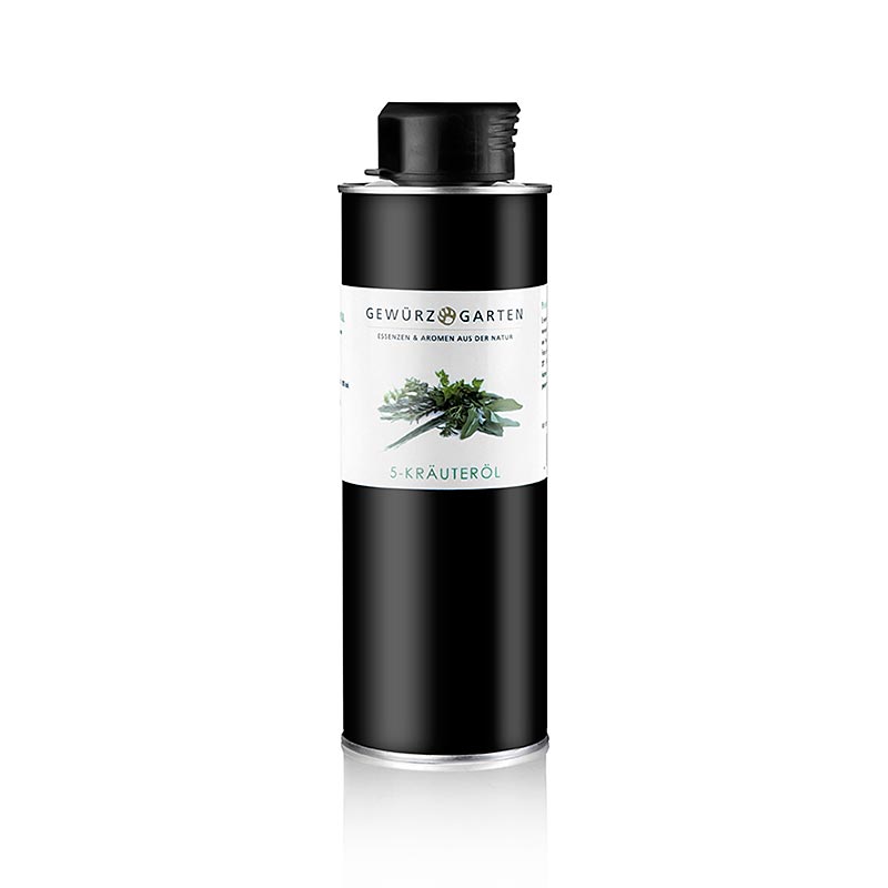 Spice Garden 5-yrttioljy rypsioljyssa - 250 ml - alumiinipullo