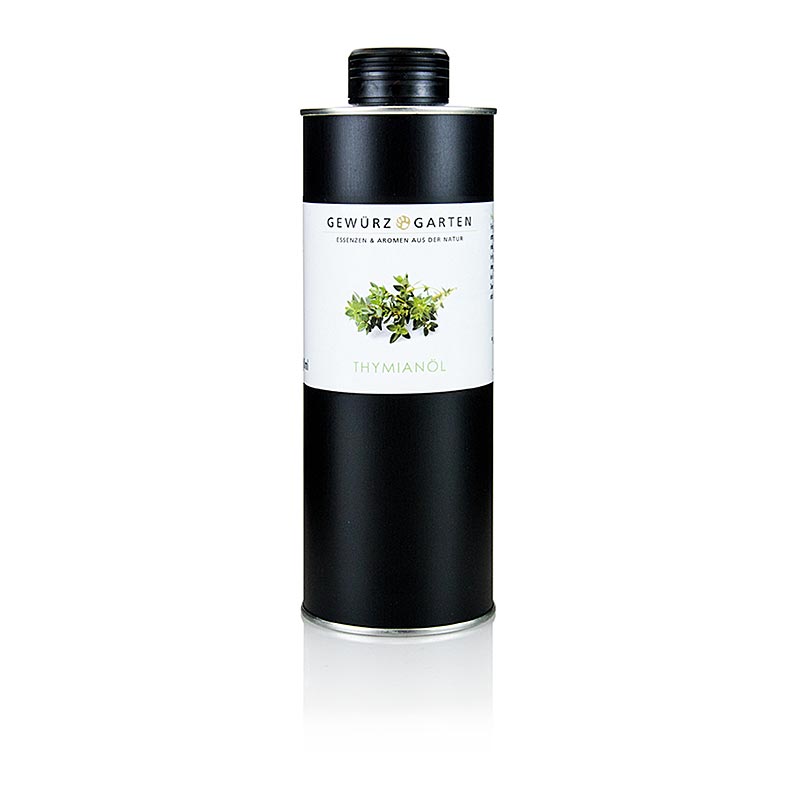 leo de tomilho de jardim de especiarias em oleo de colza - 500ml - garrafa de aluminio