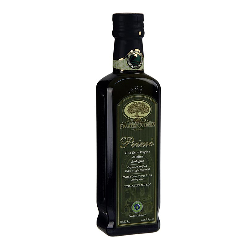 Olio extra vergine di oliva, Frantoi Cutrera Primo, Sicilia, BIOLOGICO - 250 ml - Bottiglia