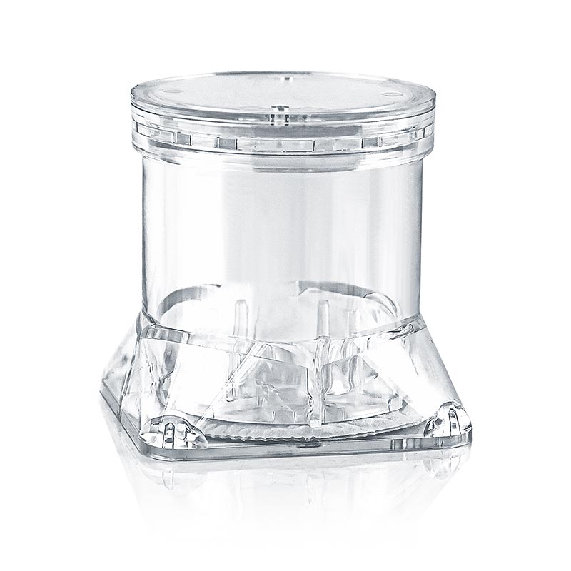 Recipiente para trufas Tuber-Pack®, Ø 7 x 7cm H, transparente, com la - 1 pedaco - Cartao Recipiente para trufas Tuber-Pack®, Ø 7 x 7cm H, transparente, com la - 1 pedaco - Cartao