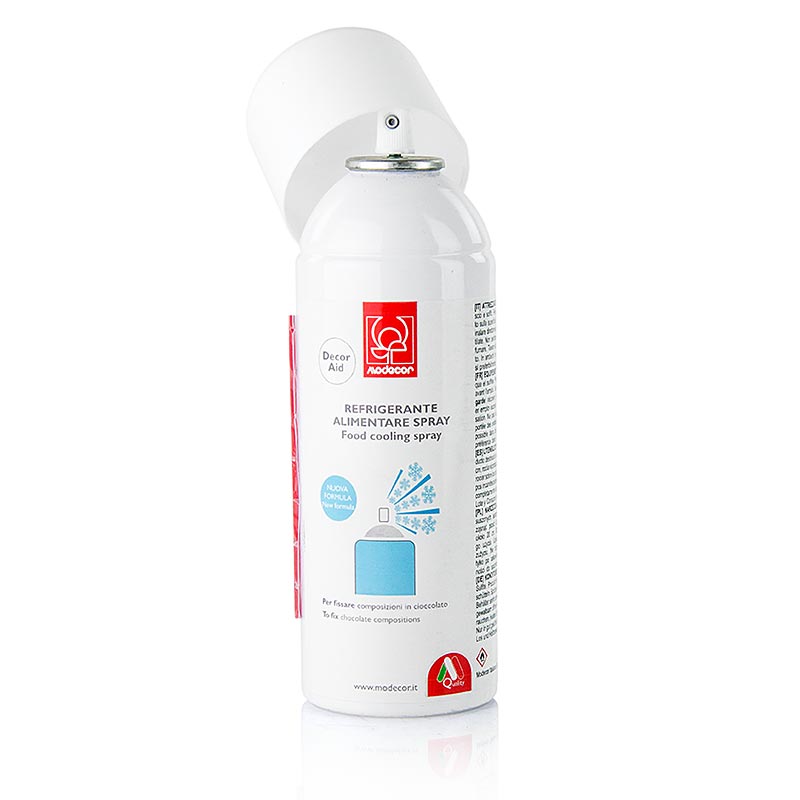 Ice Spray - Modecor, spray freddo per lavori di incollaggio e fissaggio, adatto agli alimenti - 400ml - Bombola spray