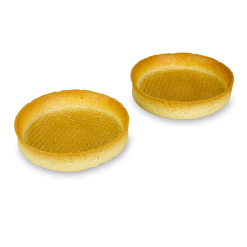 Desserttarteletter - filigran, rund, OE 10,3 cm, H 2 cm - 48 stykker - Kartong