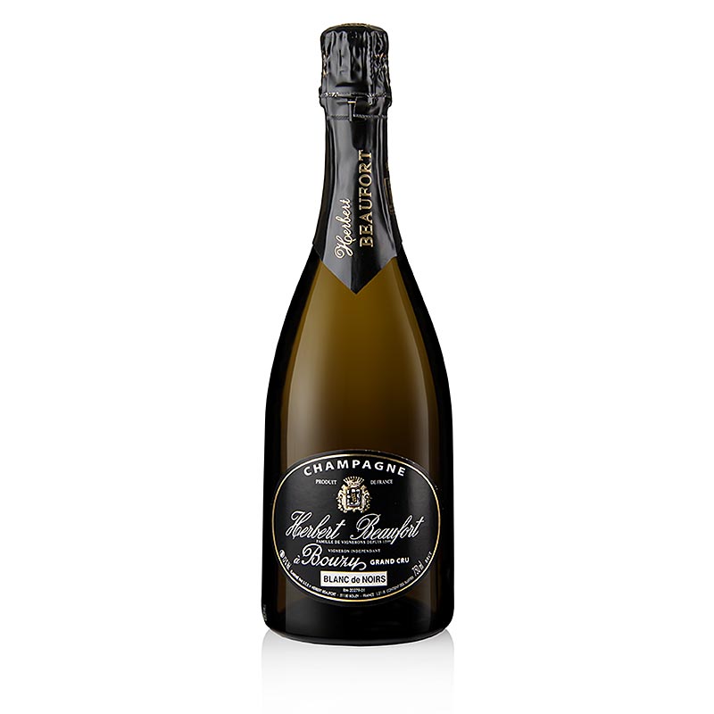 Samppanja Herbert Beaufort Blanc de Noirs Grand Cru, brut, 12 % til. - 750 ml - Pullo