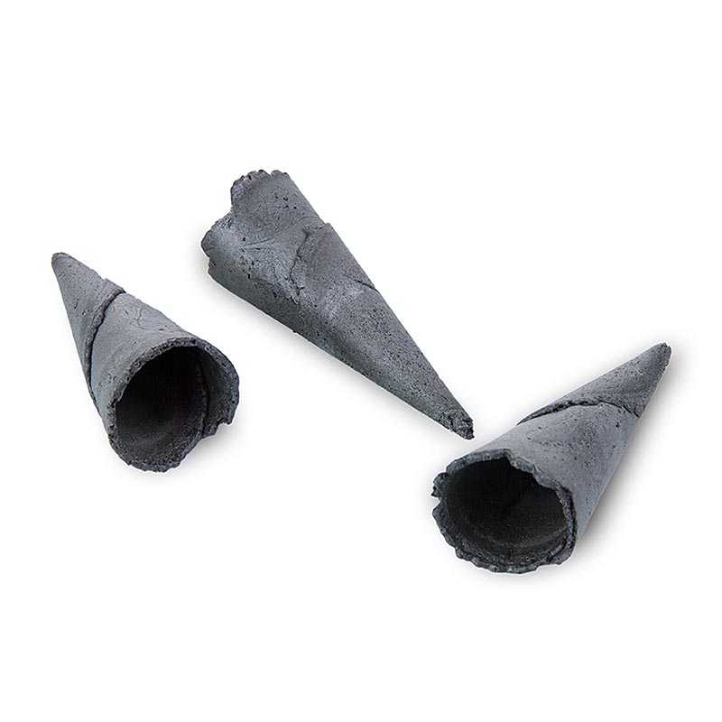 Minicroissant perus, neutraali, musta, Ø 2,5 x 7,5 cm, vohveliteline - 988g, 260 kpl - Pahvi