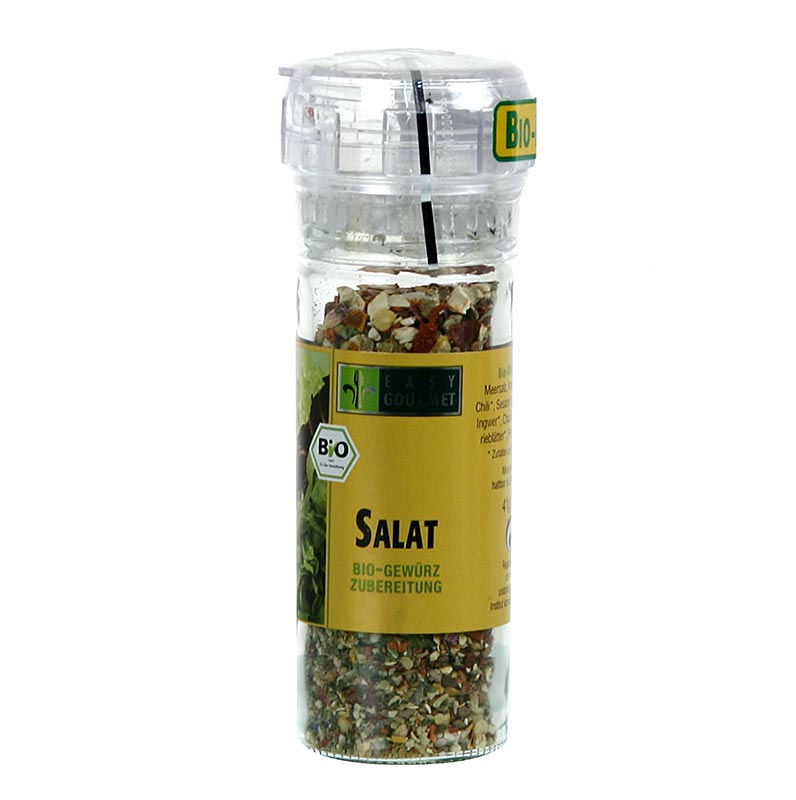 Easy Gourmet-Gewürzmühle Salat, Gewürzzubereitung, BIO - 49 g - Mühle Easy Gourmet-Gewürzmühle Salat, Gewürzzubereitung, BIO - 49 g - Mühle