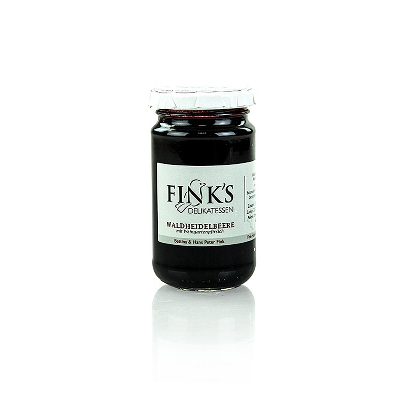 Buah blueberry liar ditaburkan dengan delicatessen pic Fink - 220g - kaca