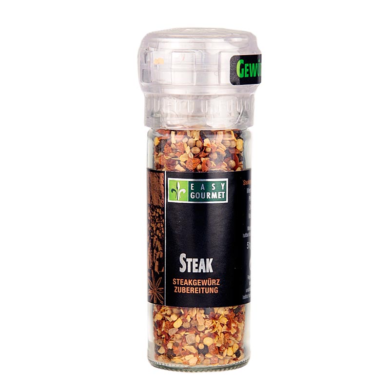 Gourmet-Gewürzmühle Steak, Easy Gourmet - 51 g - Mühle Gourmet-Gewürzmühle Steak, Easy Gourmet - 51 g - Mühle