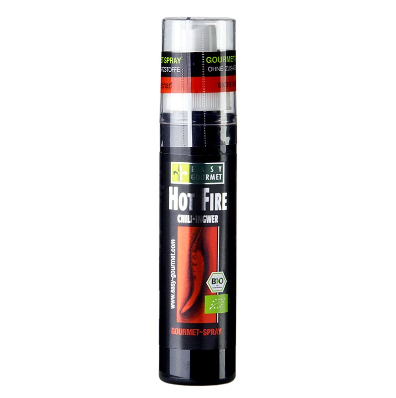 Easy Gourmet Spray Hot Fire mit Chili und Ingwer, BIO - 125 ml - Spraydose Easy Gourmet Spray Hot Fire mit Chili und Ingwer, BIO - 125 ml - Spraydose