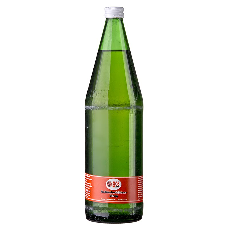 Fladerblomssirap - 1 liter - Flaska
