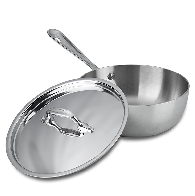 ALL-CLAD - Sauteuse, konisch, mit Deckel, Induktion, STAINLESS® (Edelstahl) - 20,3 cm Ø - Karton ALL-CLAD - Sauteuse, konisch, mit Deckel, Induktion, STAINLESS® (Edelstahl) - 20,3 cm Ø - Karton