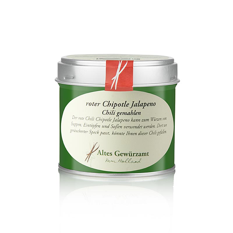 Peperoncino Chipotle Jalapeno, rosso, macinato, Altes Gewurzamt, Ingo Holland - 80 g - Potere