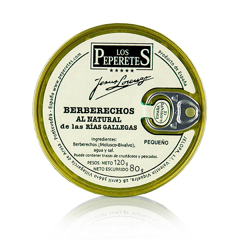 Almejas 60-70 - Berberecho de Carril, Los Peperetes, Espana - 120g - poder