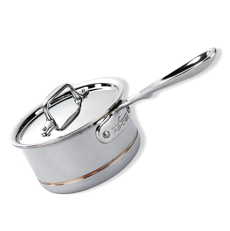 All-Clad Stielkasserolle, mit Kupferkern & Deckel - Induktion, Ø 15,2cm, 1,4 L - 1 St - Karton All-Clad Stielkasserolle, mit Kupferkern & Deckel - Induktion, Ø 15,2cm, 1,4 L - 1 St - Karton